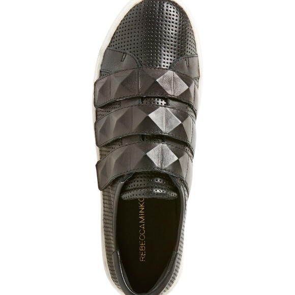 NEW Rebecca Minkoff Becky Embellished Sneaker - 8 - Picture 2 of 6